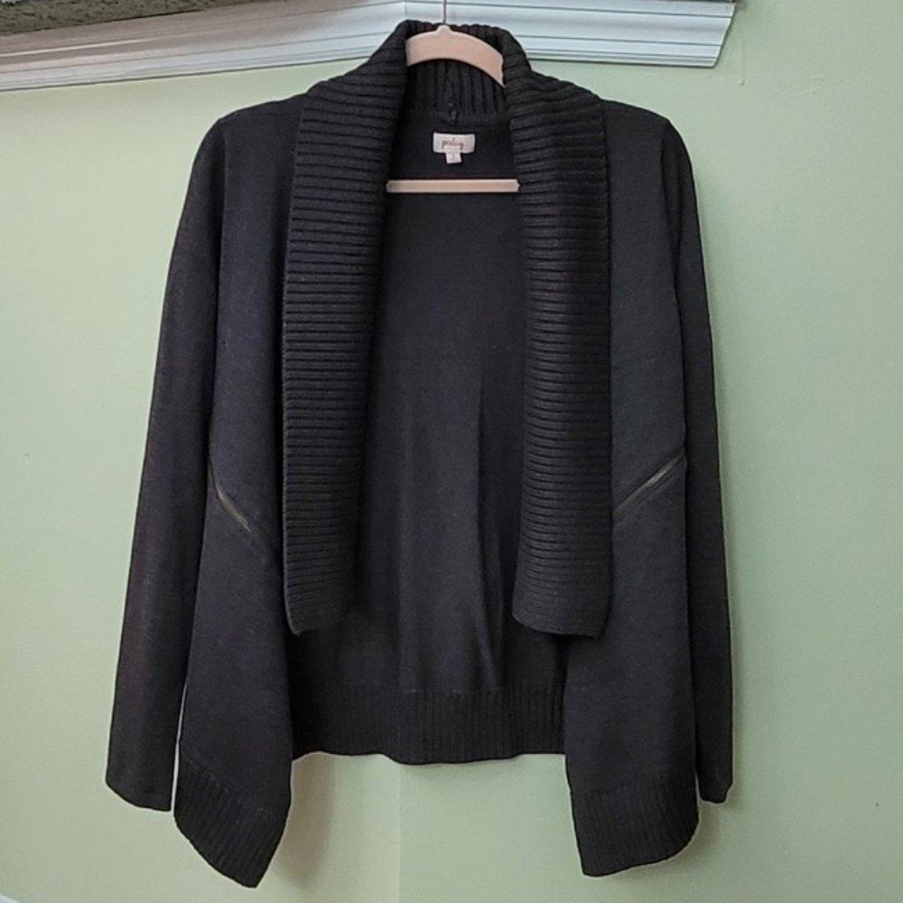 Pixley Open Front Relaxed Fit Cardigan Sweater Size Small